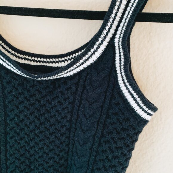 Cider Black Knit Crop Top - S/M - $18 - Picture 13 of 14